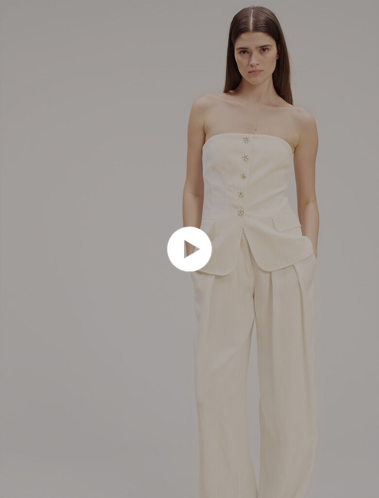 Bustier top White For Women | Maje