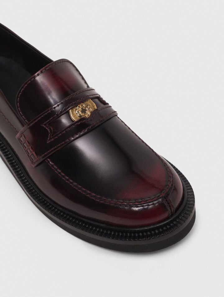 Leather loafers