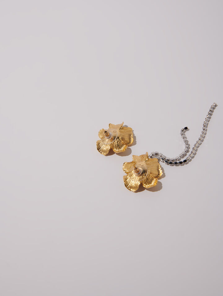 Flower earrings