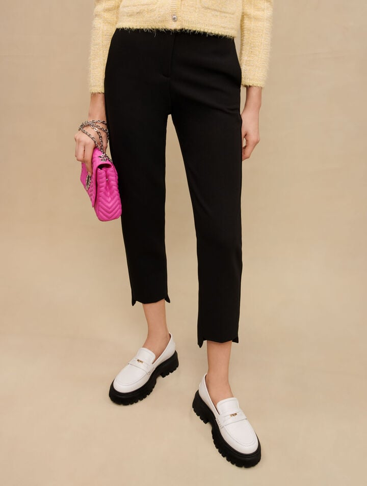 Straight suit trousers