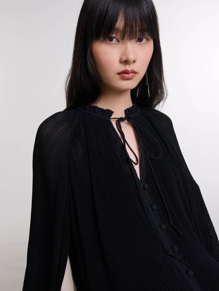Pleated shirt