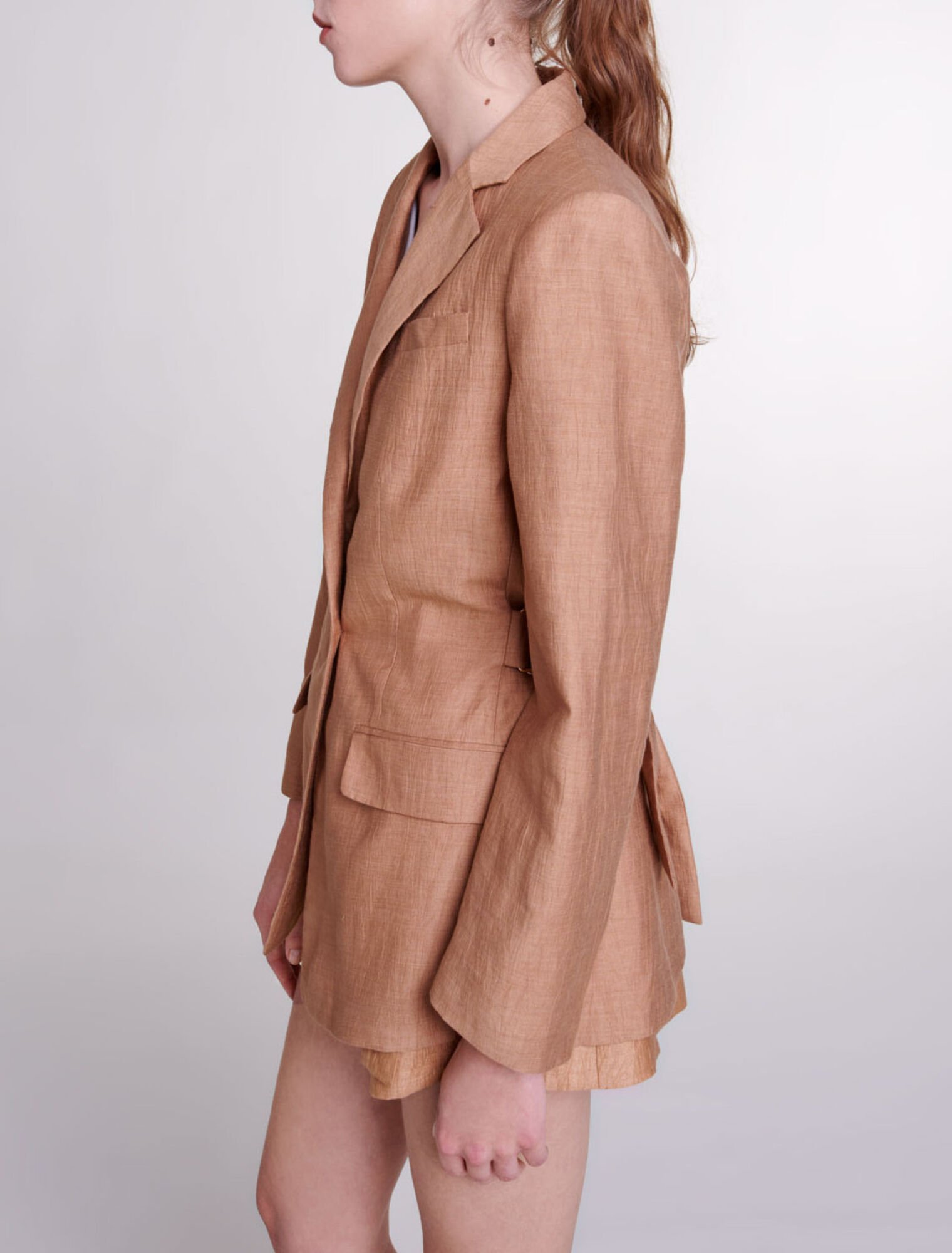 Linen suit jacket