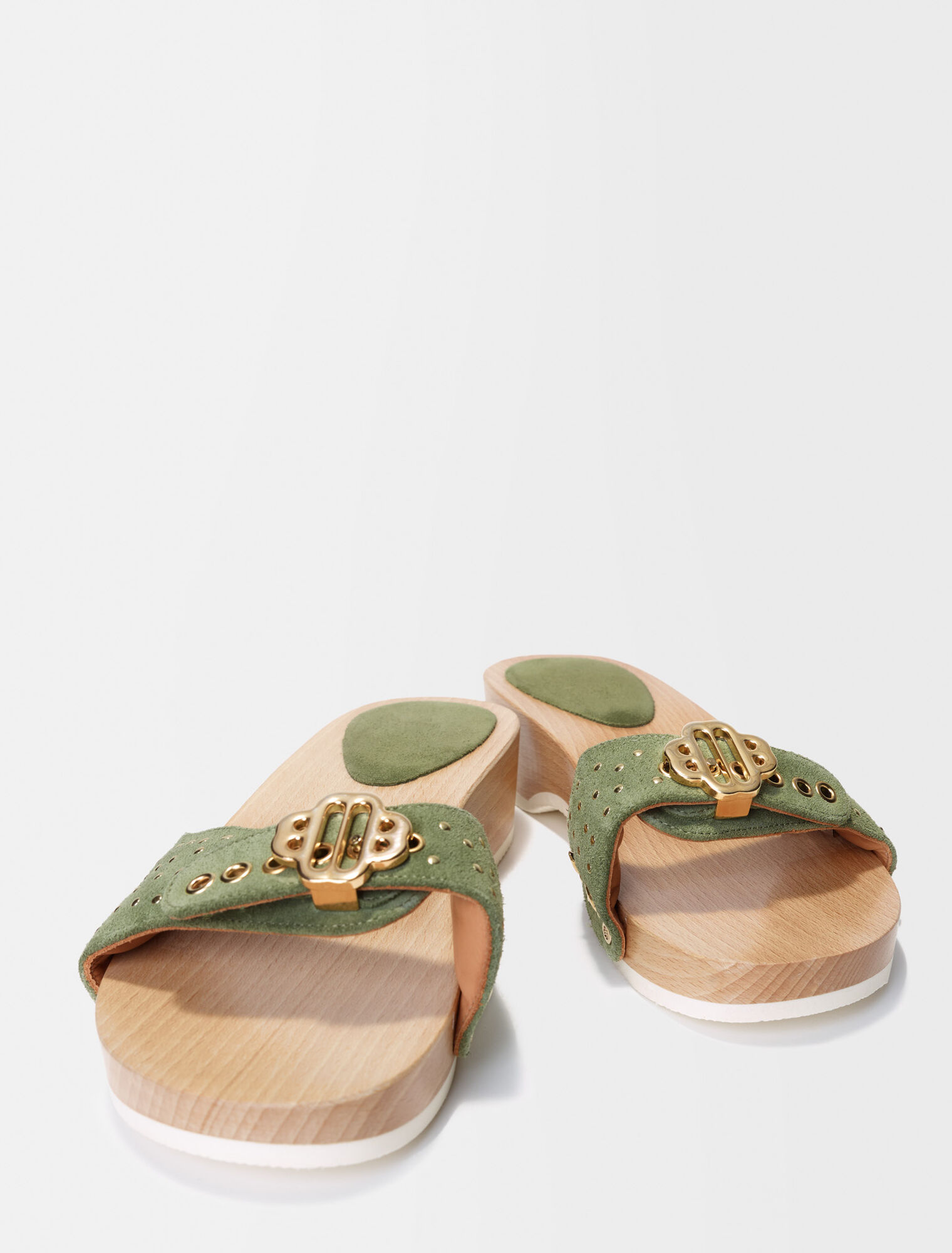 Clover logo sandals