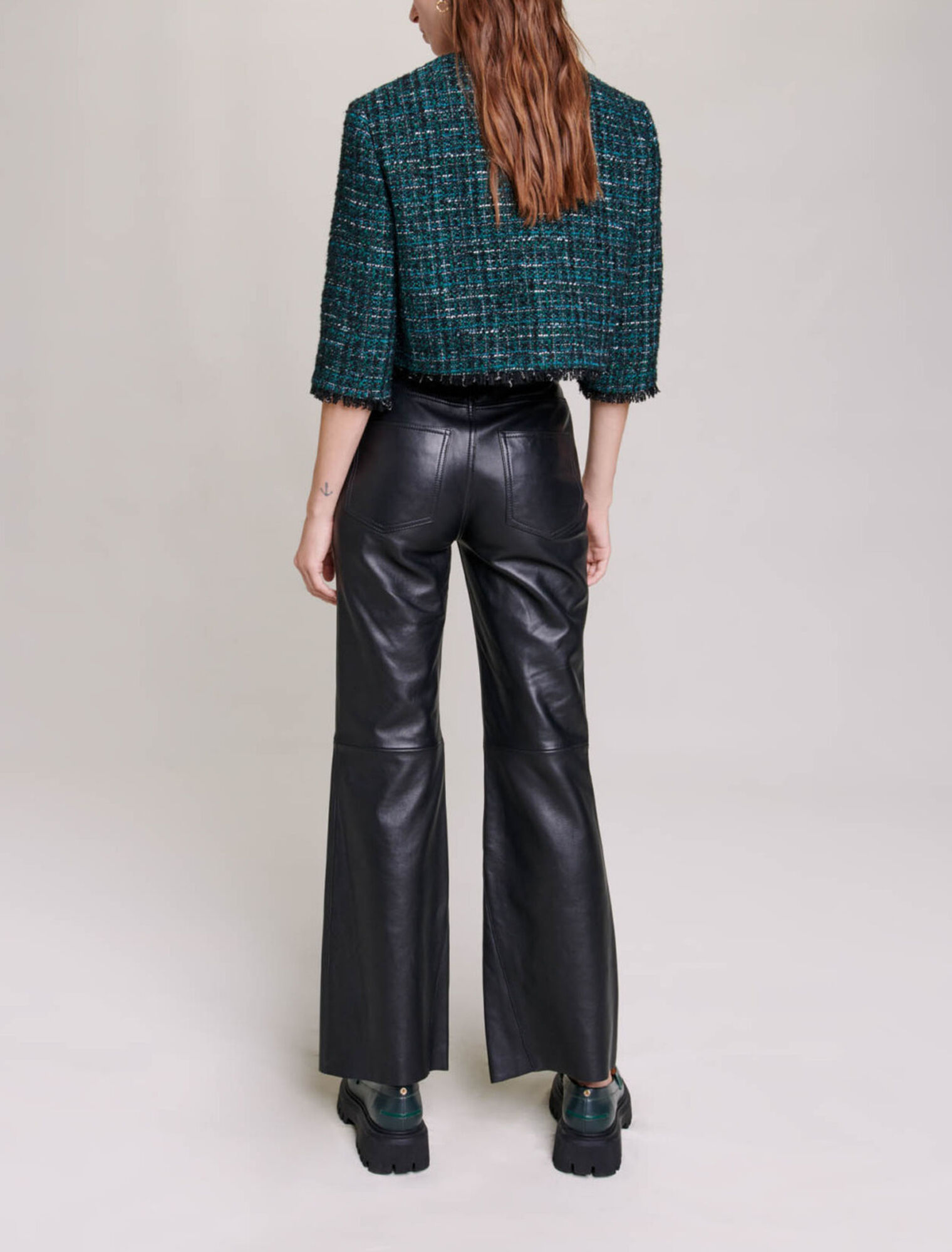 Short tweed jacket
