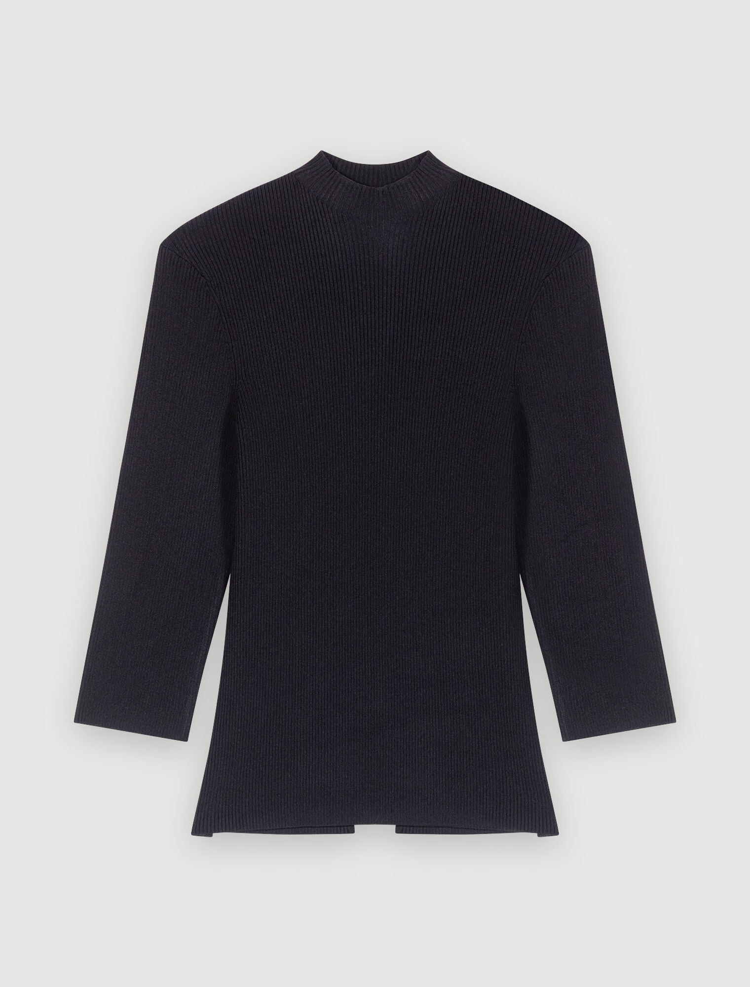 Ribbed top with openwork detail