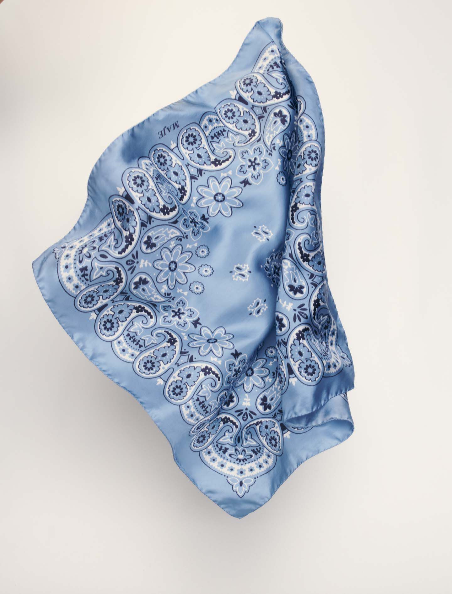 Bandana print scarf Blue For Women | Maje