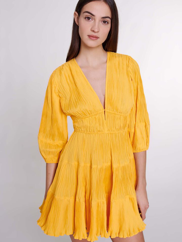 Ruched short dress