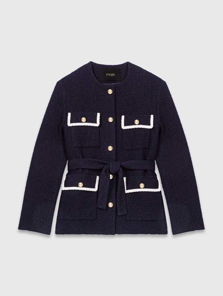 4-pocket tweed jacket