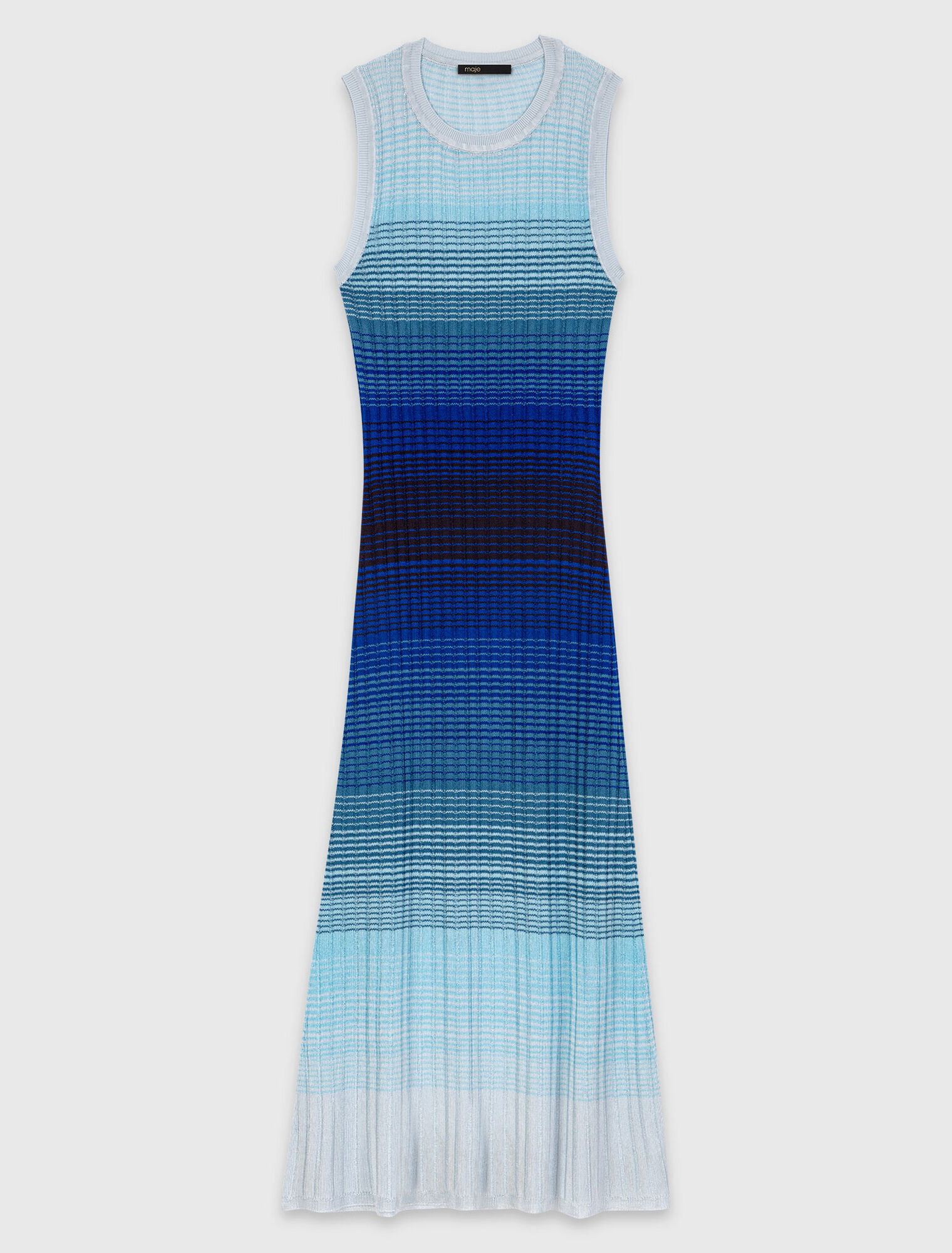 Ombr&eacute; knit maxi dress