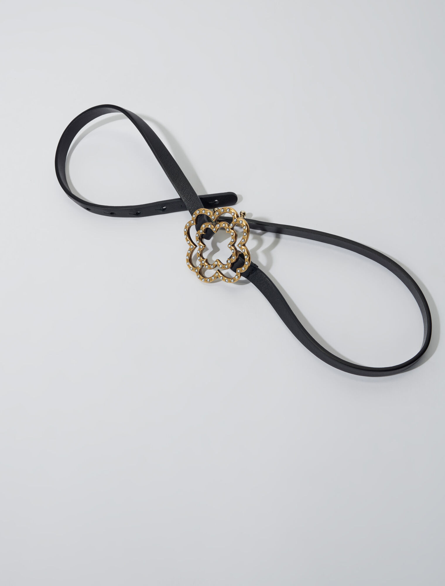 Beaded Clover belt