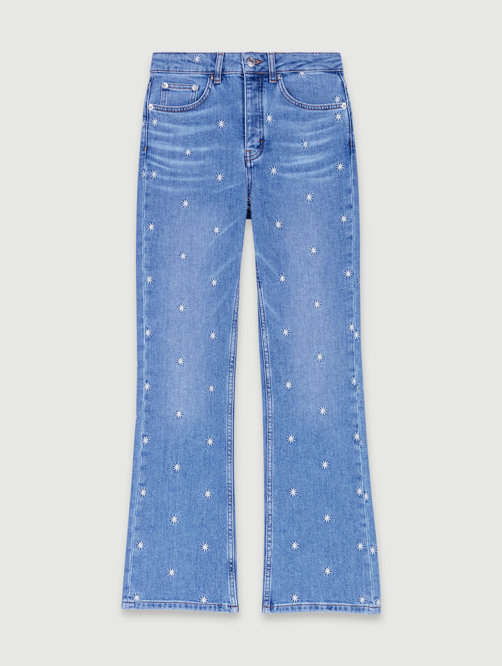 Embroidered jeans