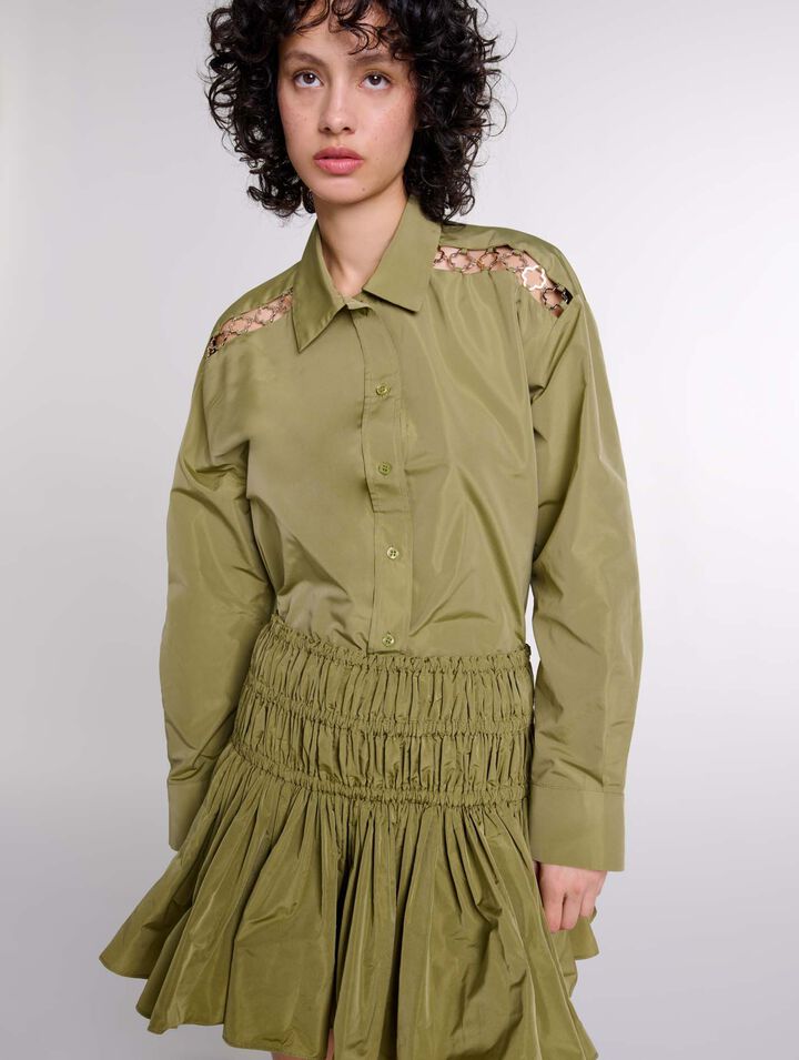Openwork shirt