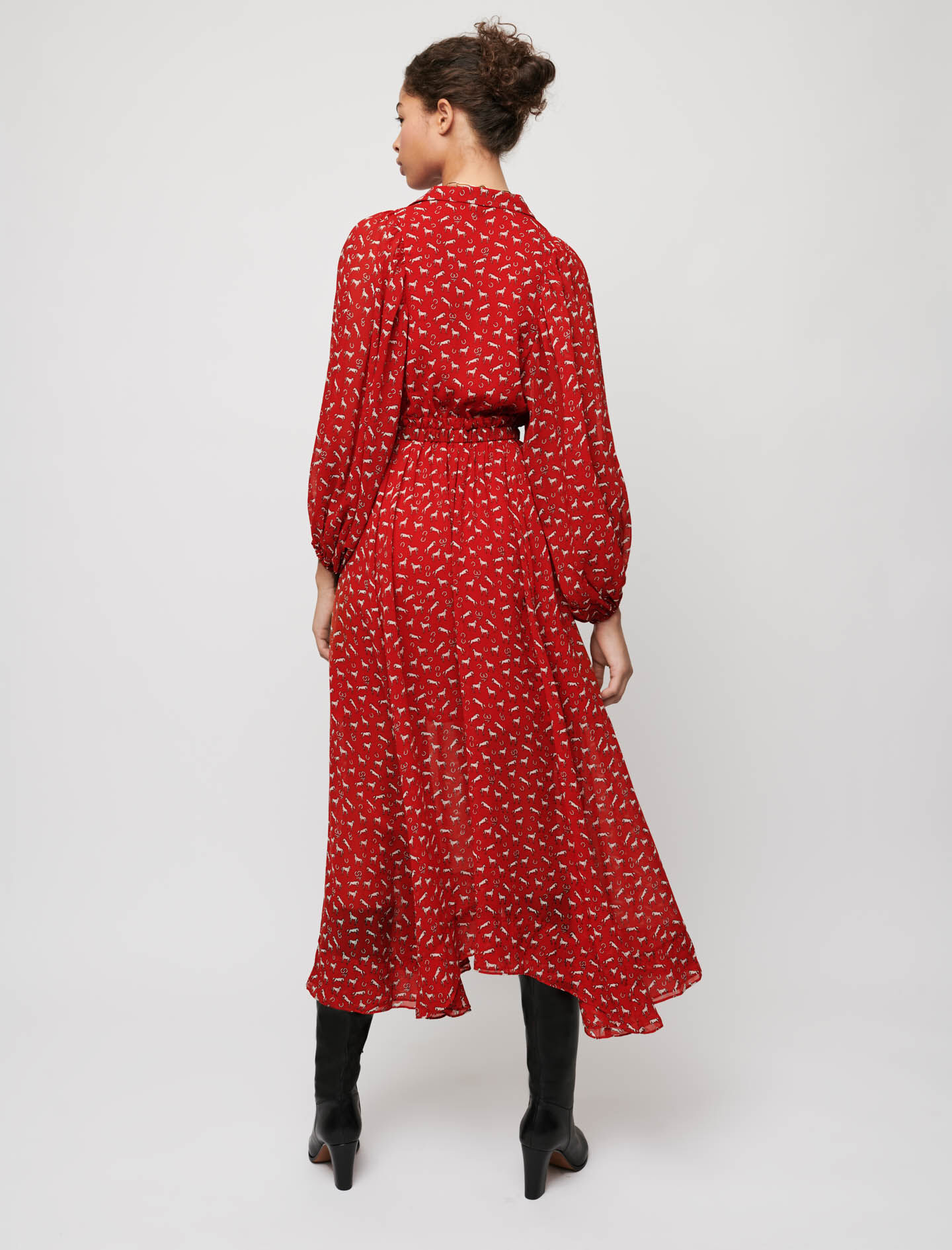 Horse print chiffon dress Horse print chiffon dress