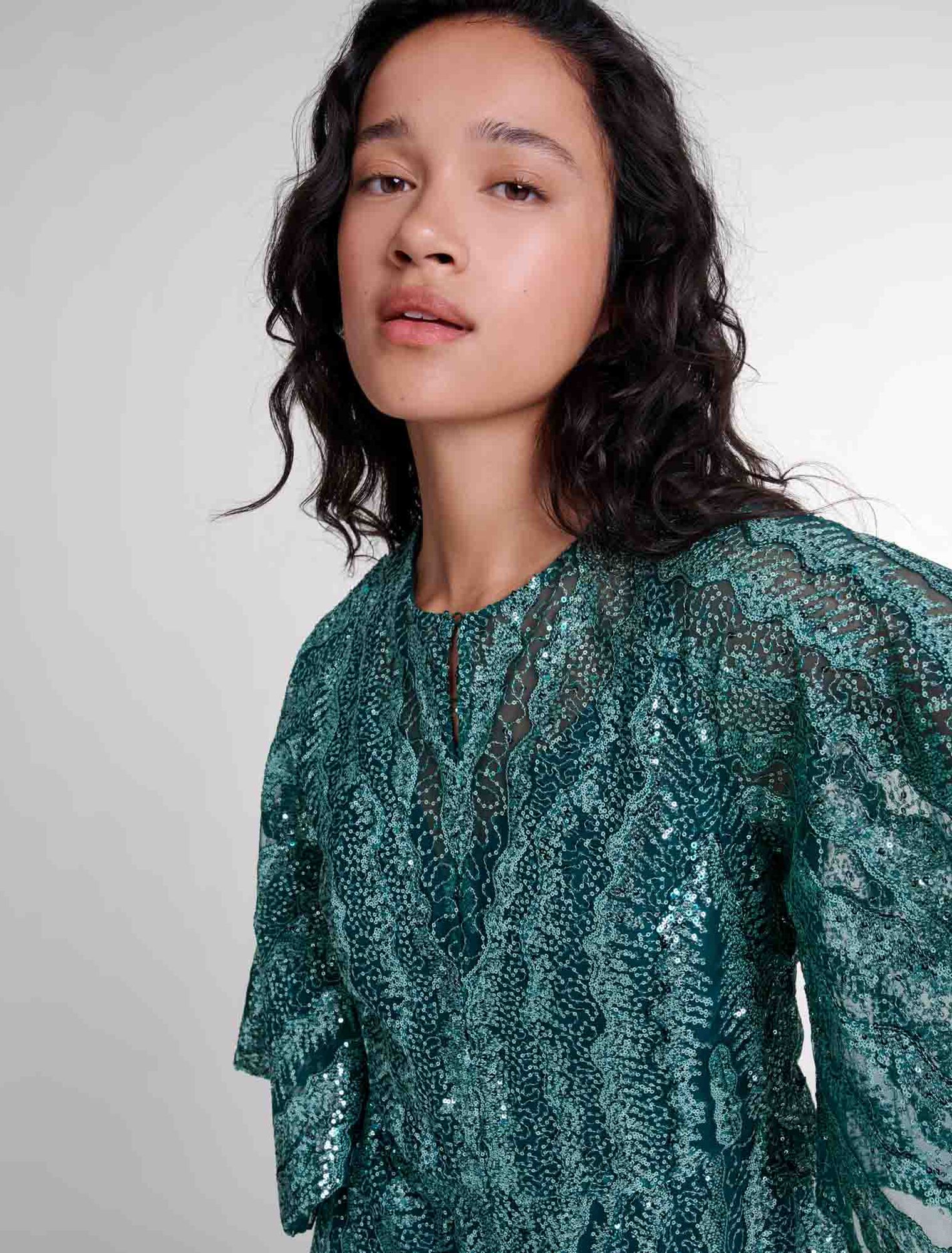 Sequin maxi dress