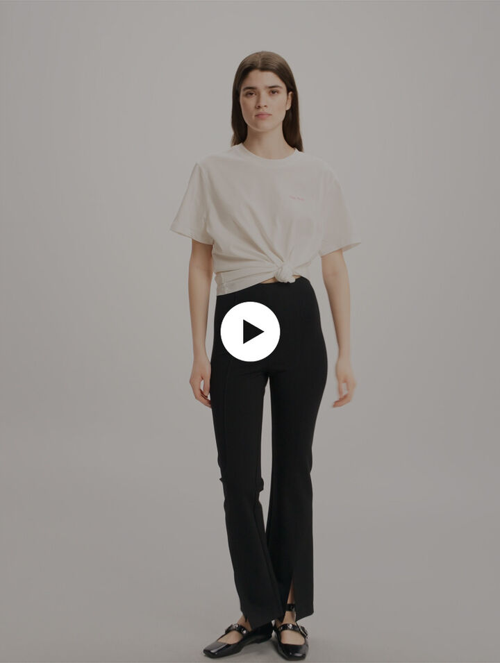 Slit trousers