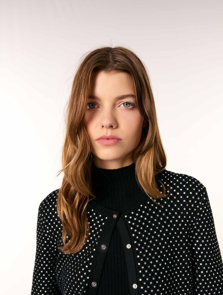 Rhinestone cardigan