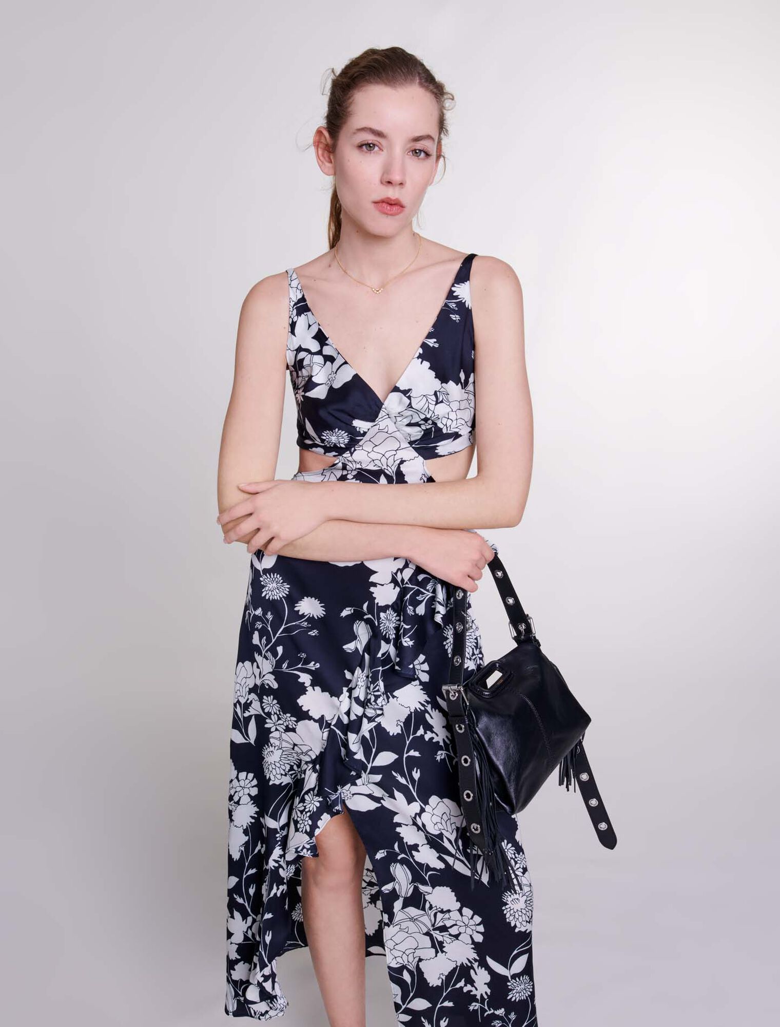 Cutaway maxi dress