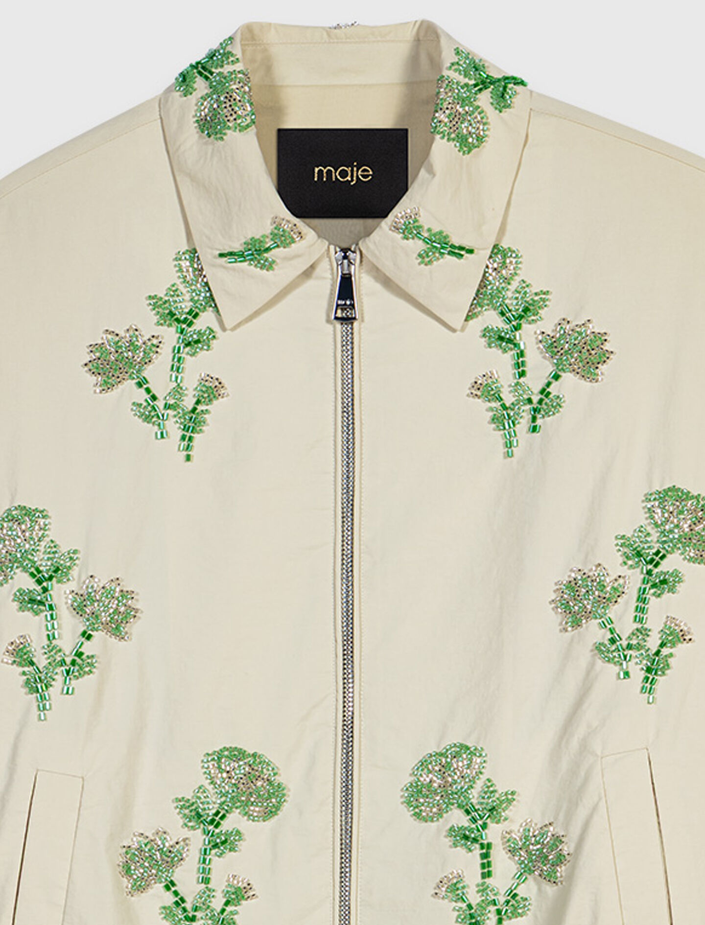 Beaded Technical Jacket