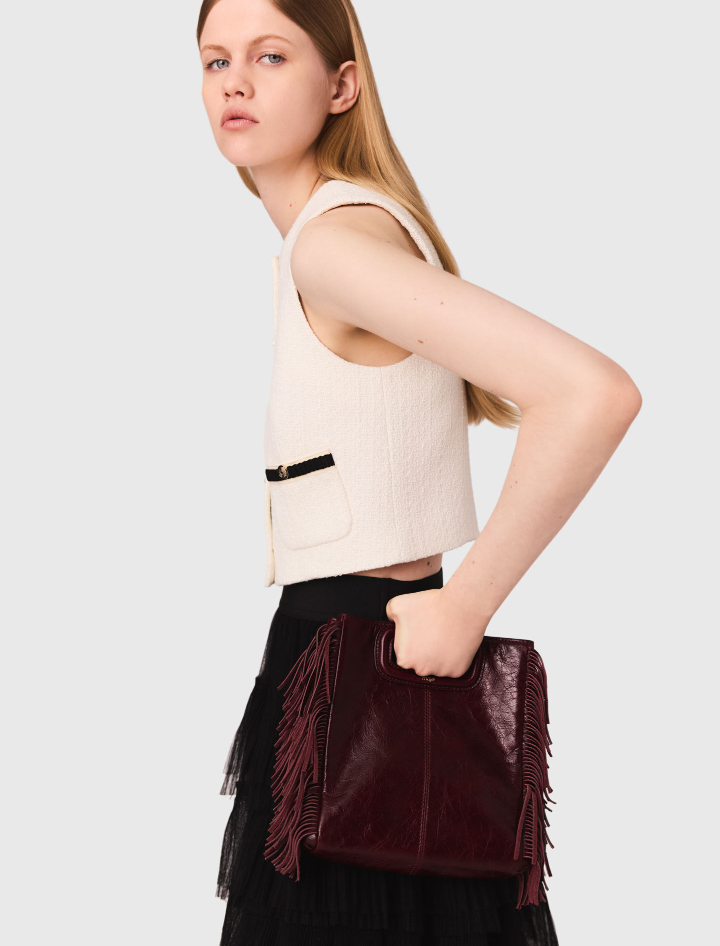 エムミーエメTulle knit ensemble tops skirt セット Tulle knit ensemble tops M me eme - メルカリ