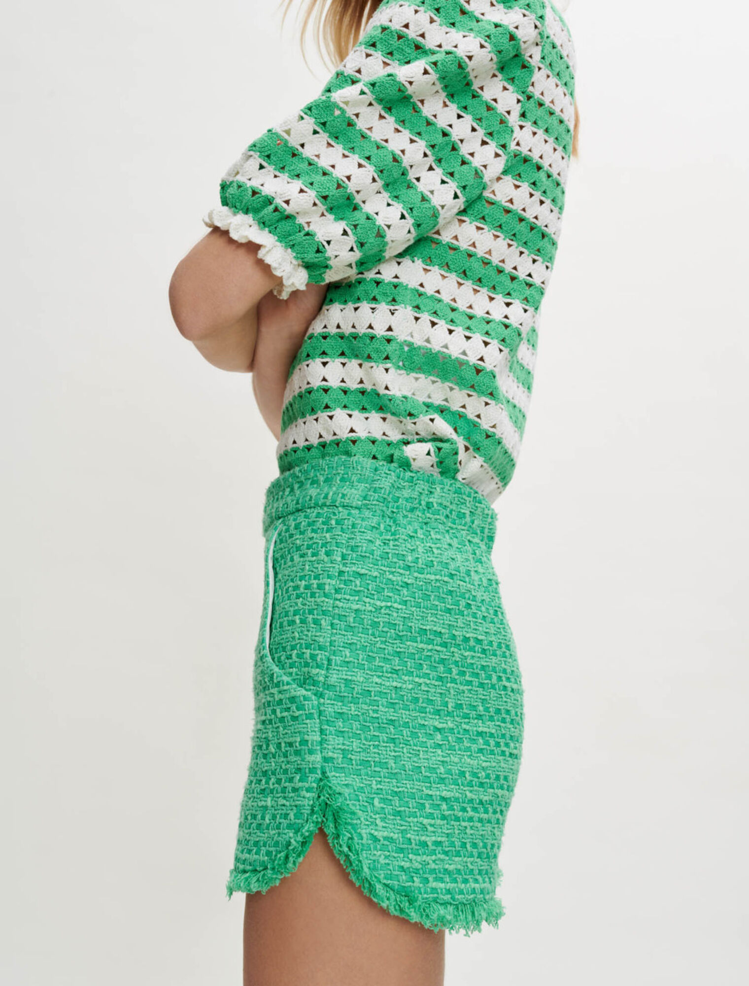 Tweed shorts