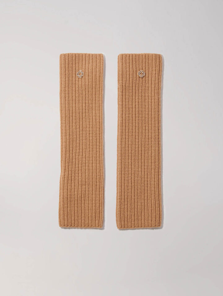 Wool and cashmere mittens
