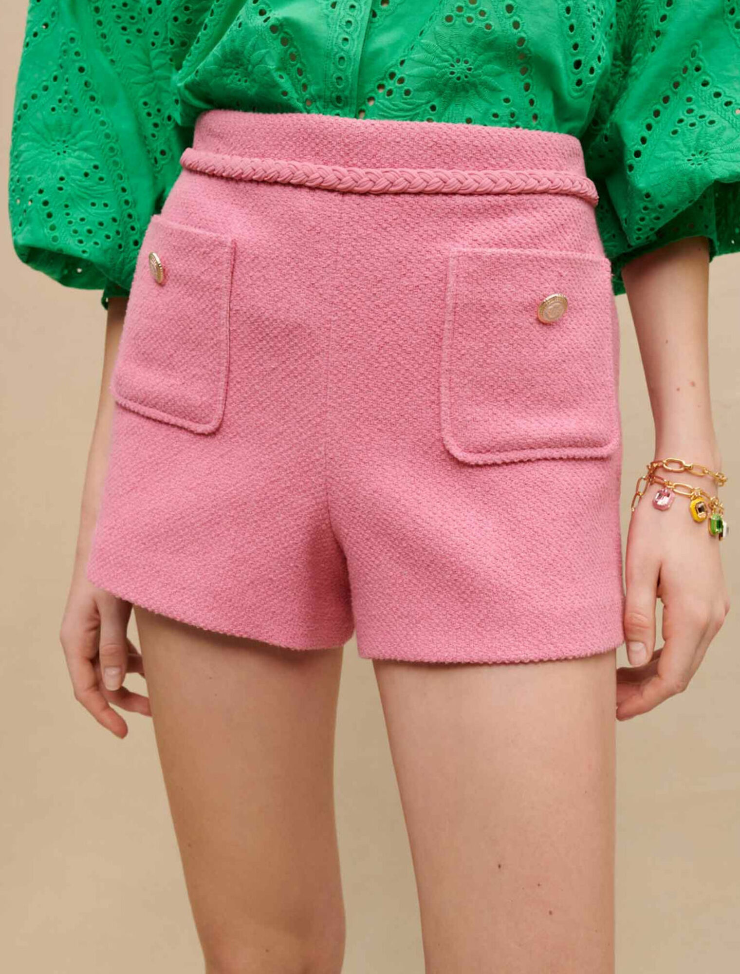 Tweed shorts