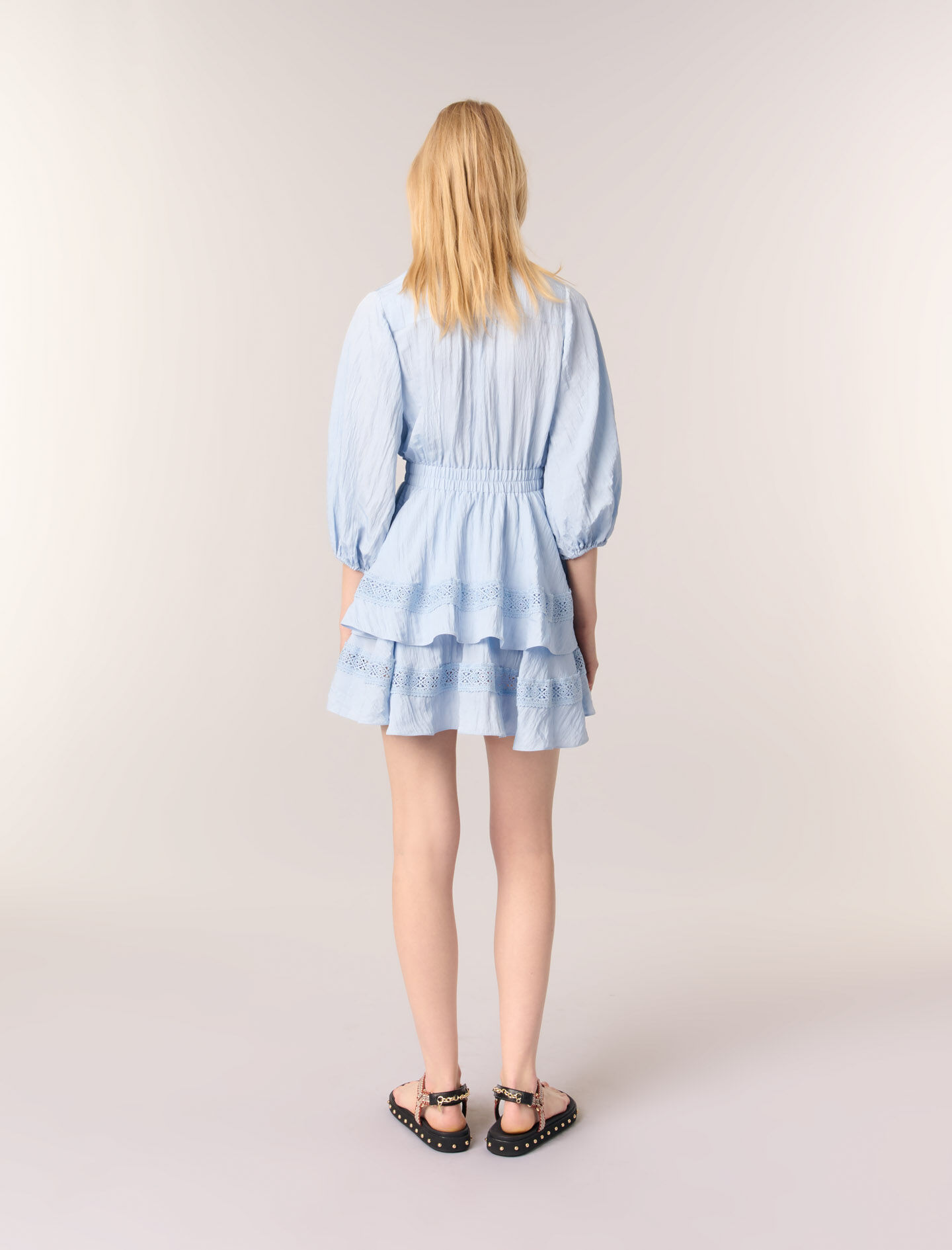 Striped shirt dress