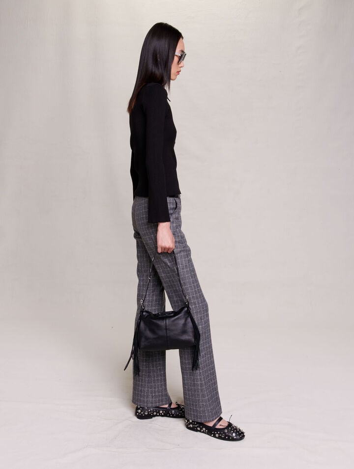 Knit polo jumper