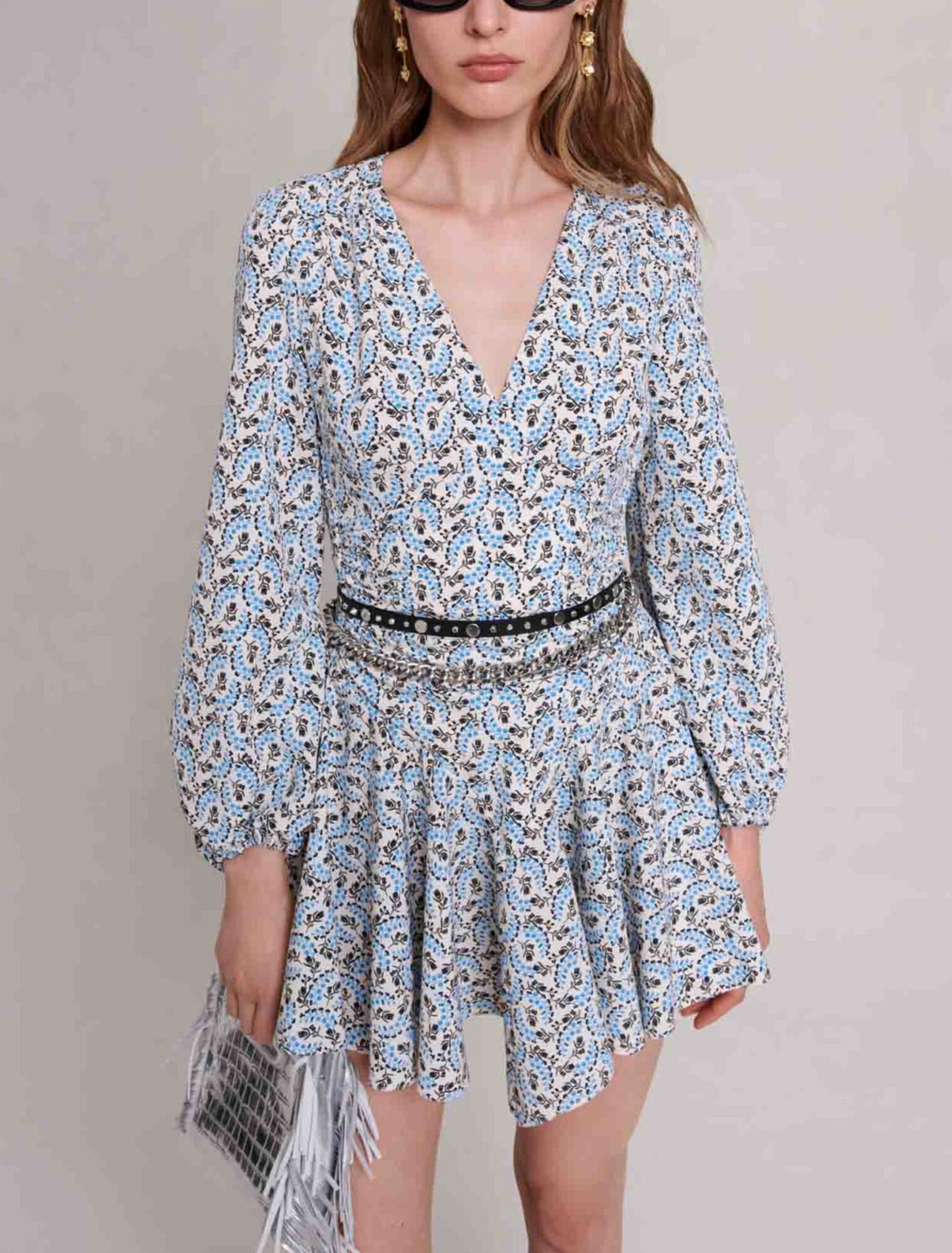 Short crepe dress