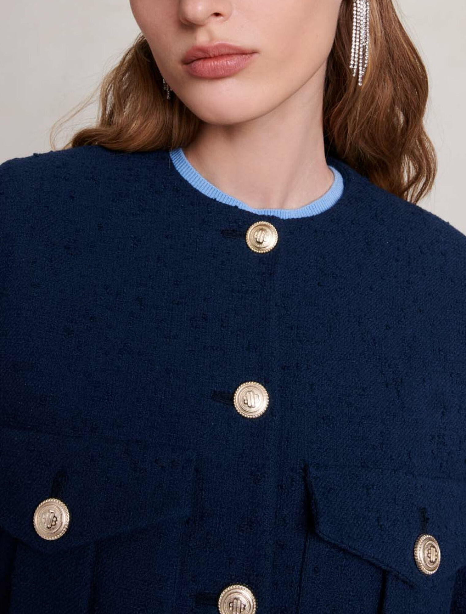 Short bomber jacket