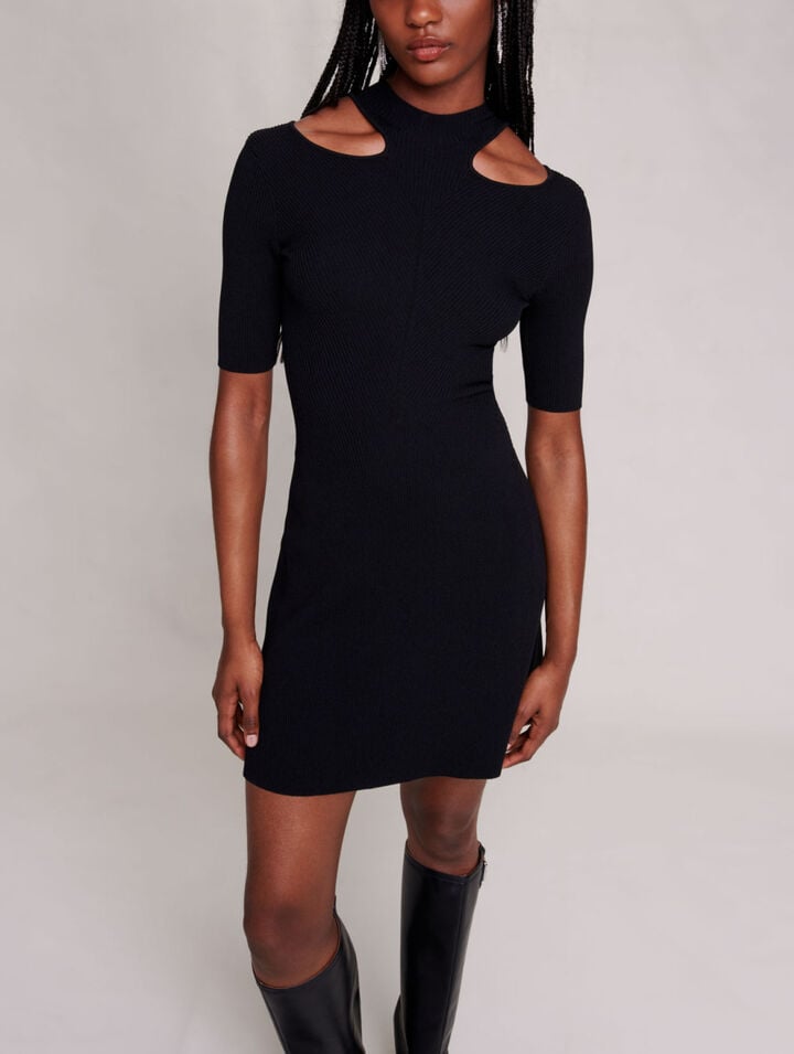 Cutaway short dress