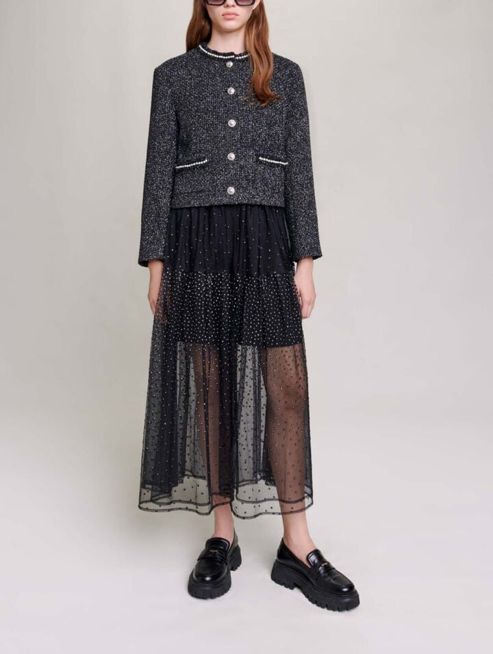 Short beaded jacket