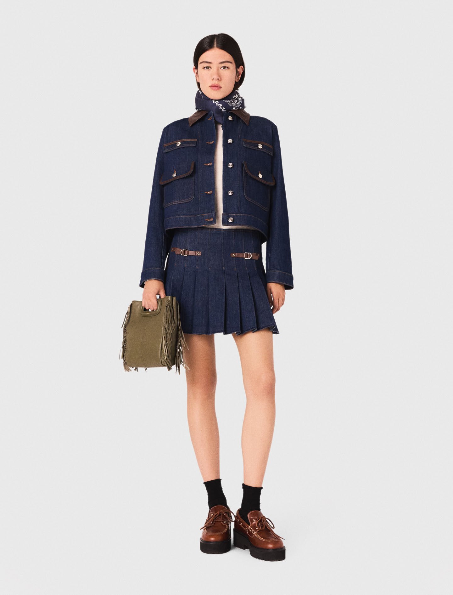 majeページ Short lamé dress Black / Gray For Women | Maje