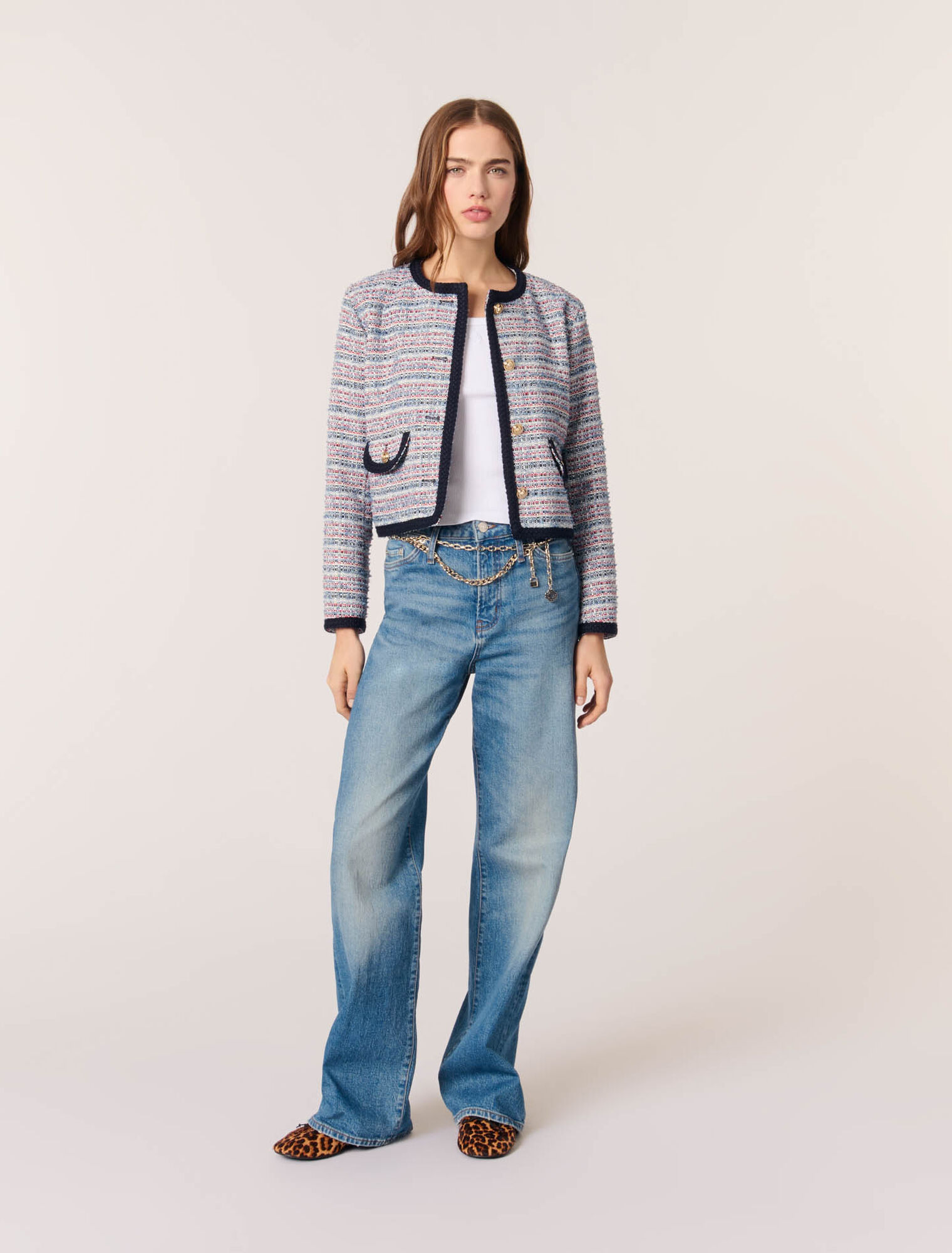 Short tweed jacket