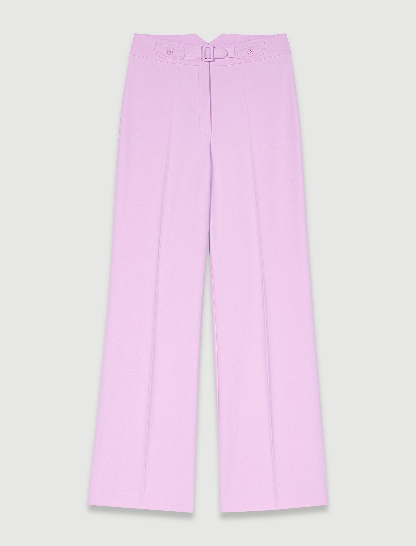 Wide-leg suit trousers