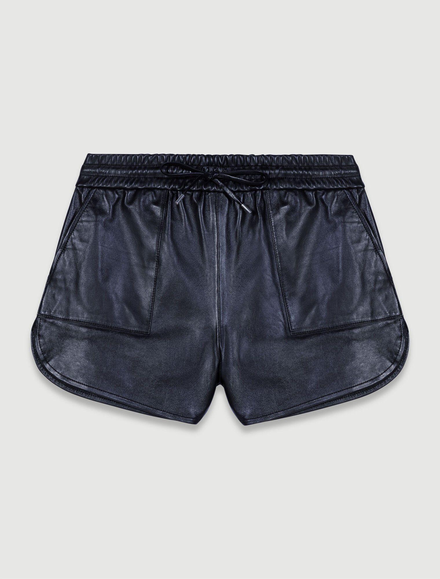 Leather shorts