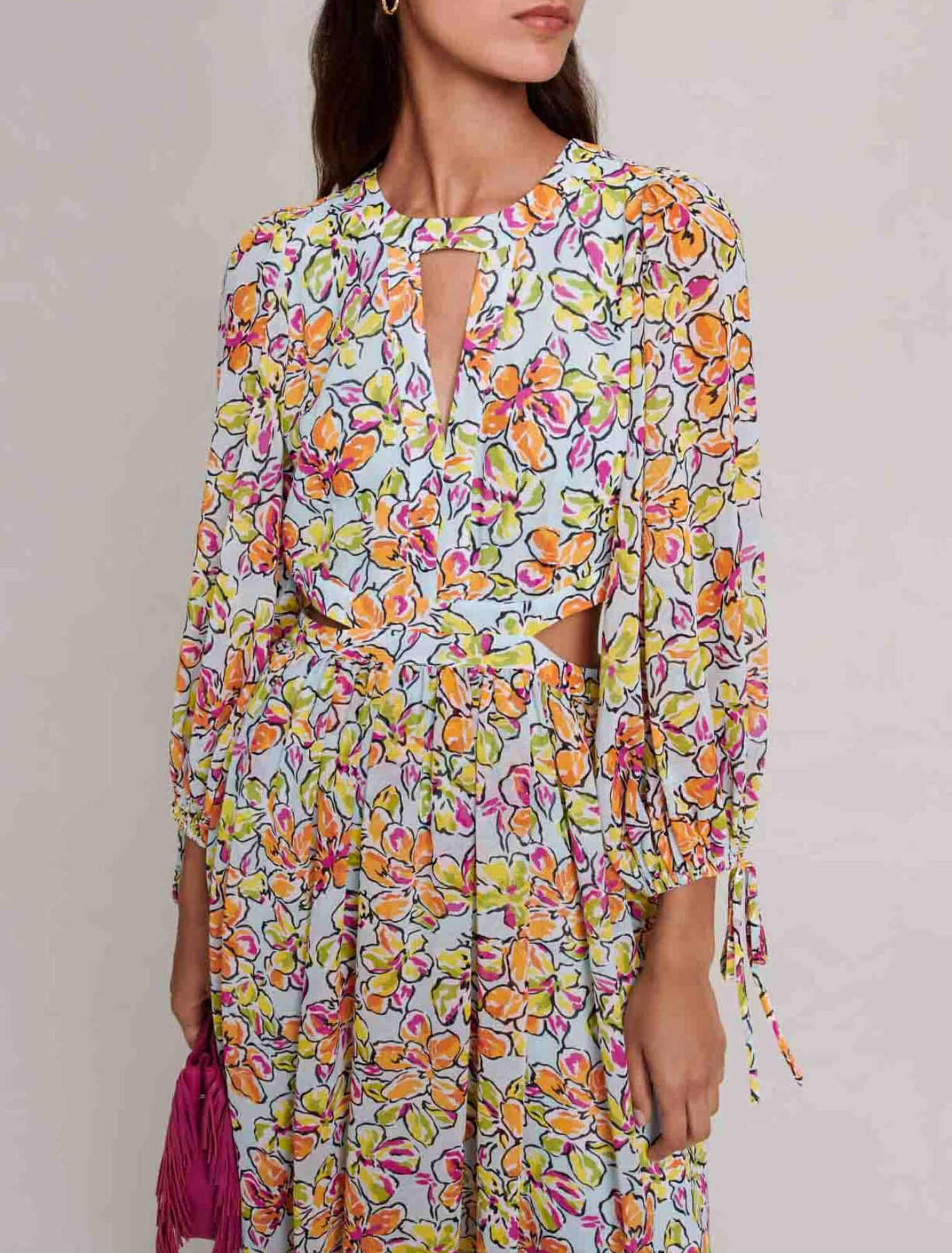 Printed maxi dress