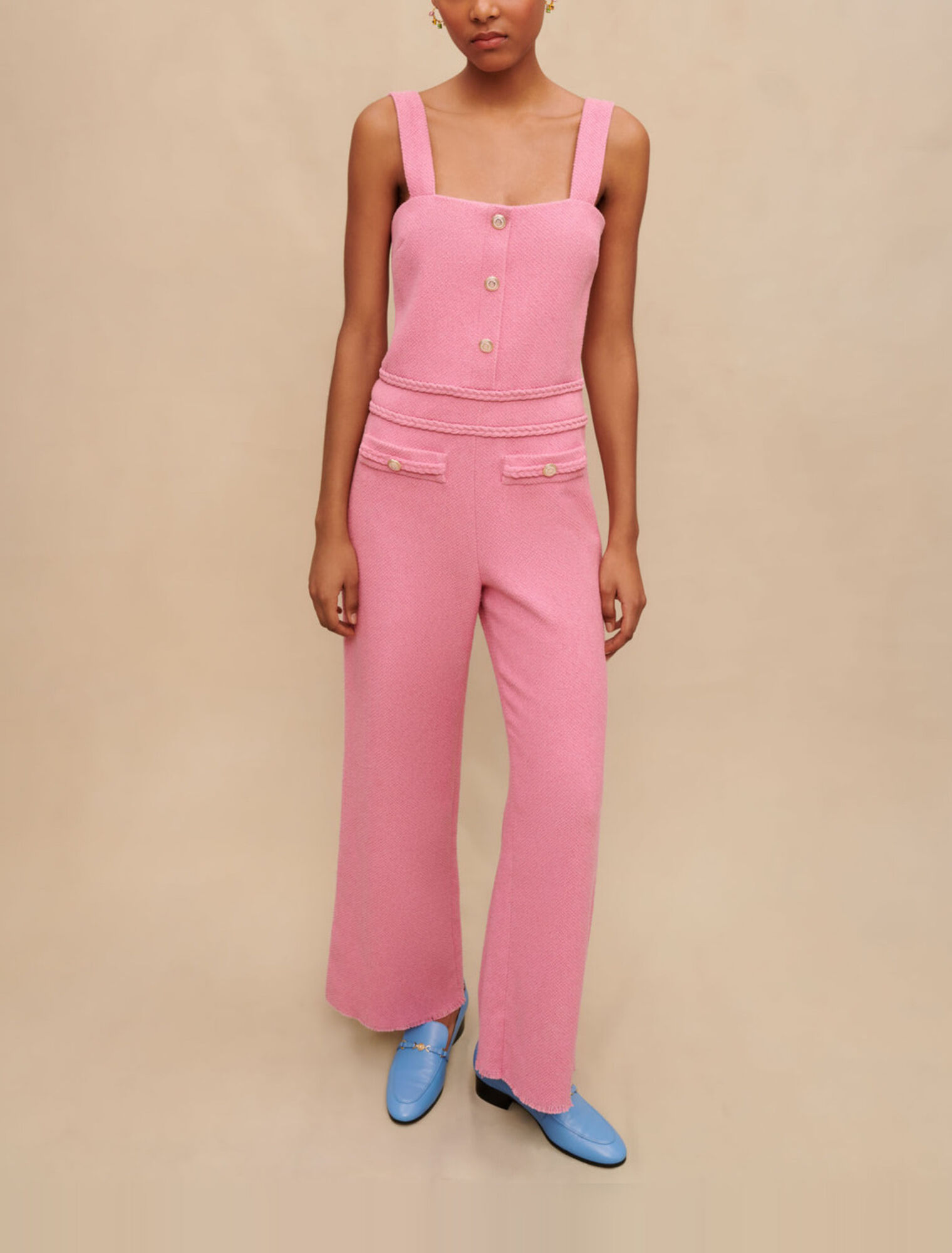 Tweed pant suit