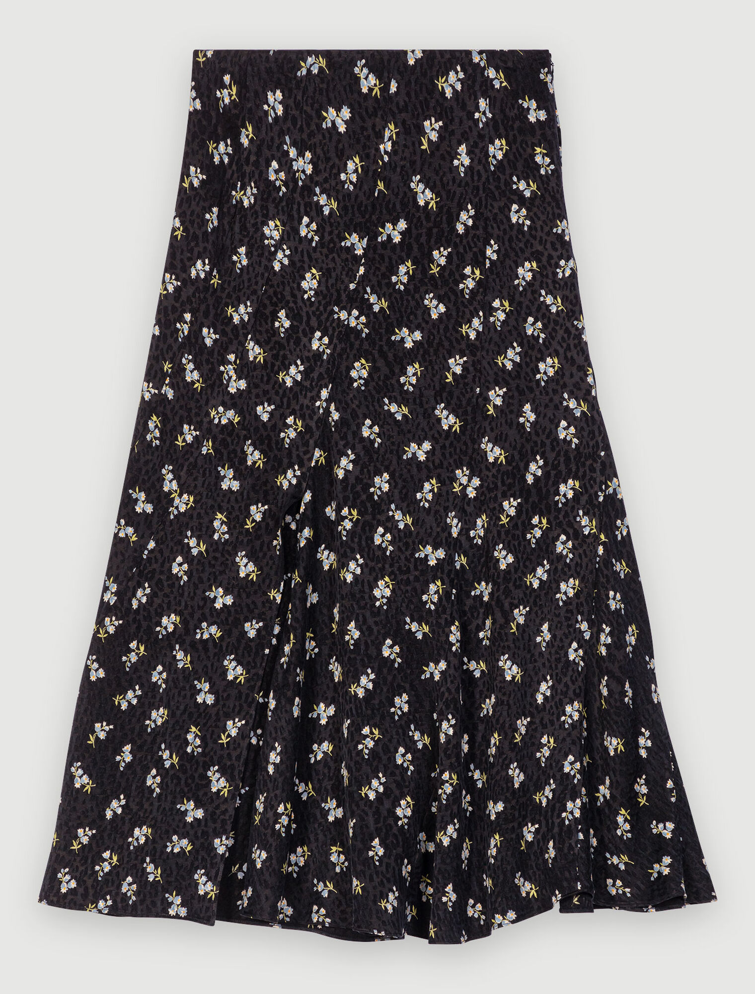 Floral printed long skirt