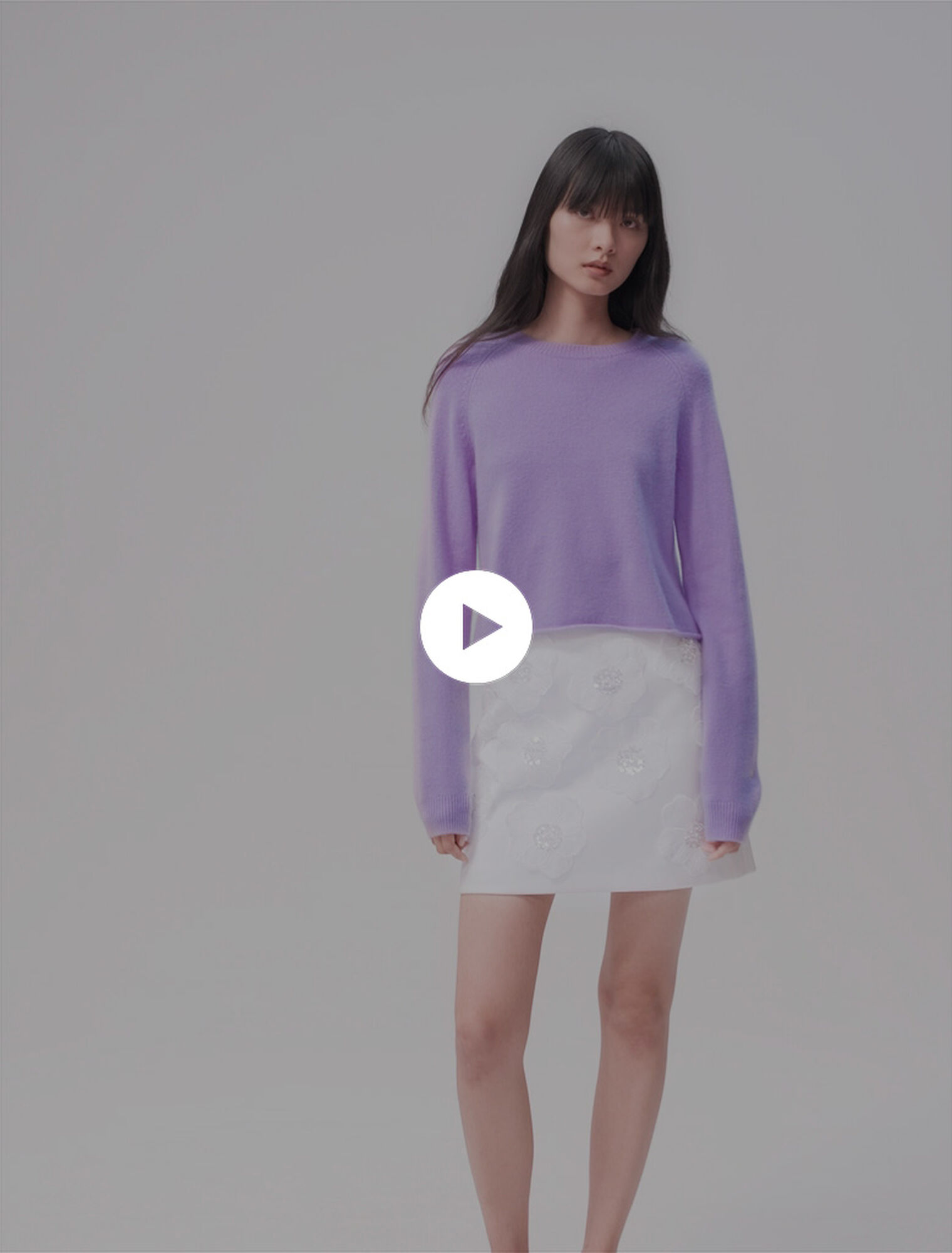 Short cashmere jumper