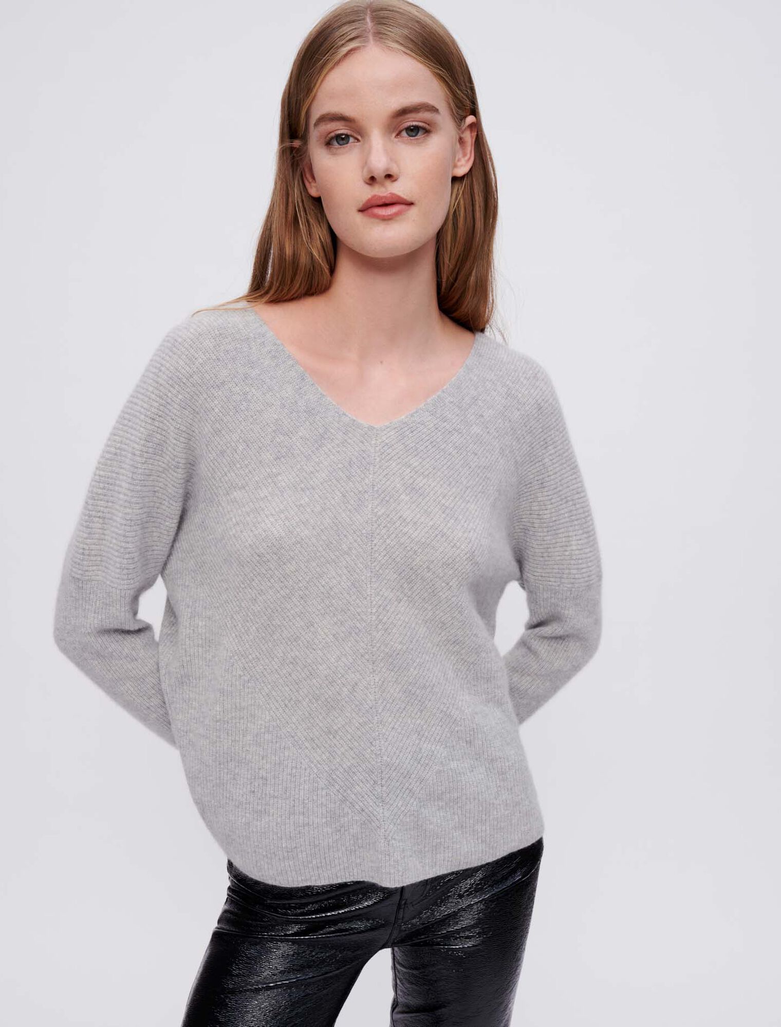 Ribbed cashmere jumper