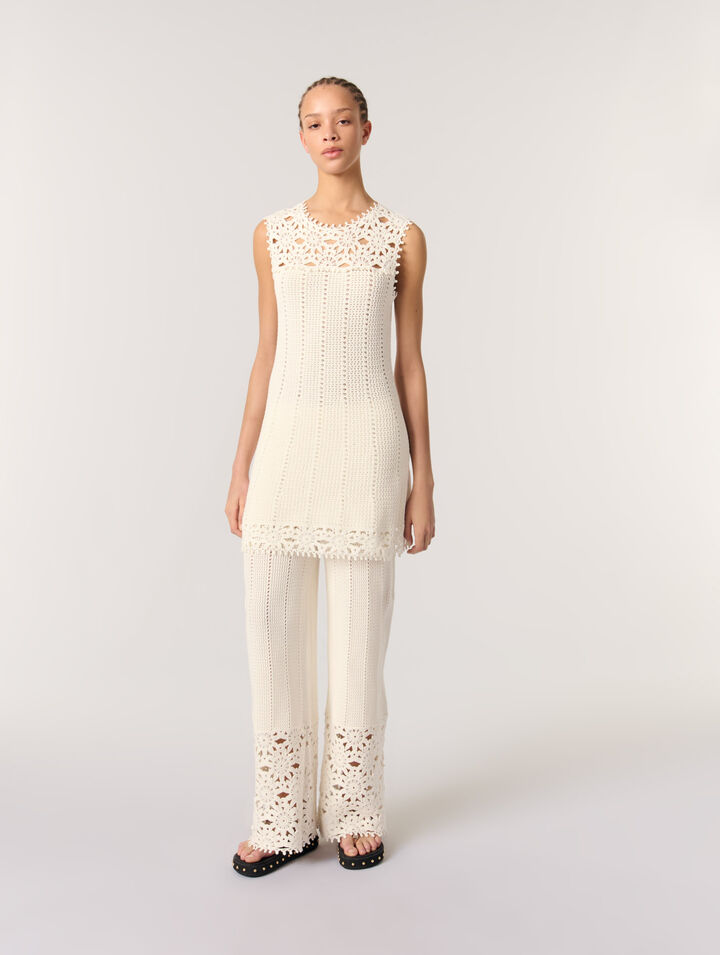 Mini crochet dress