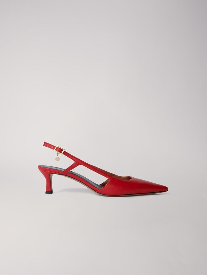 Leather court shoes