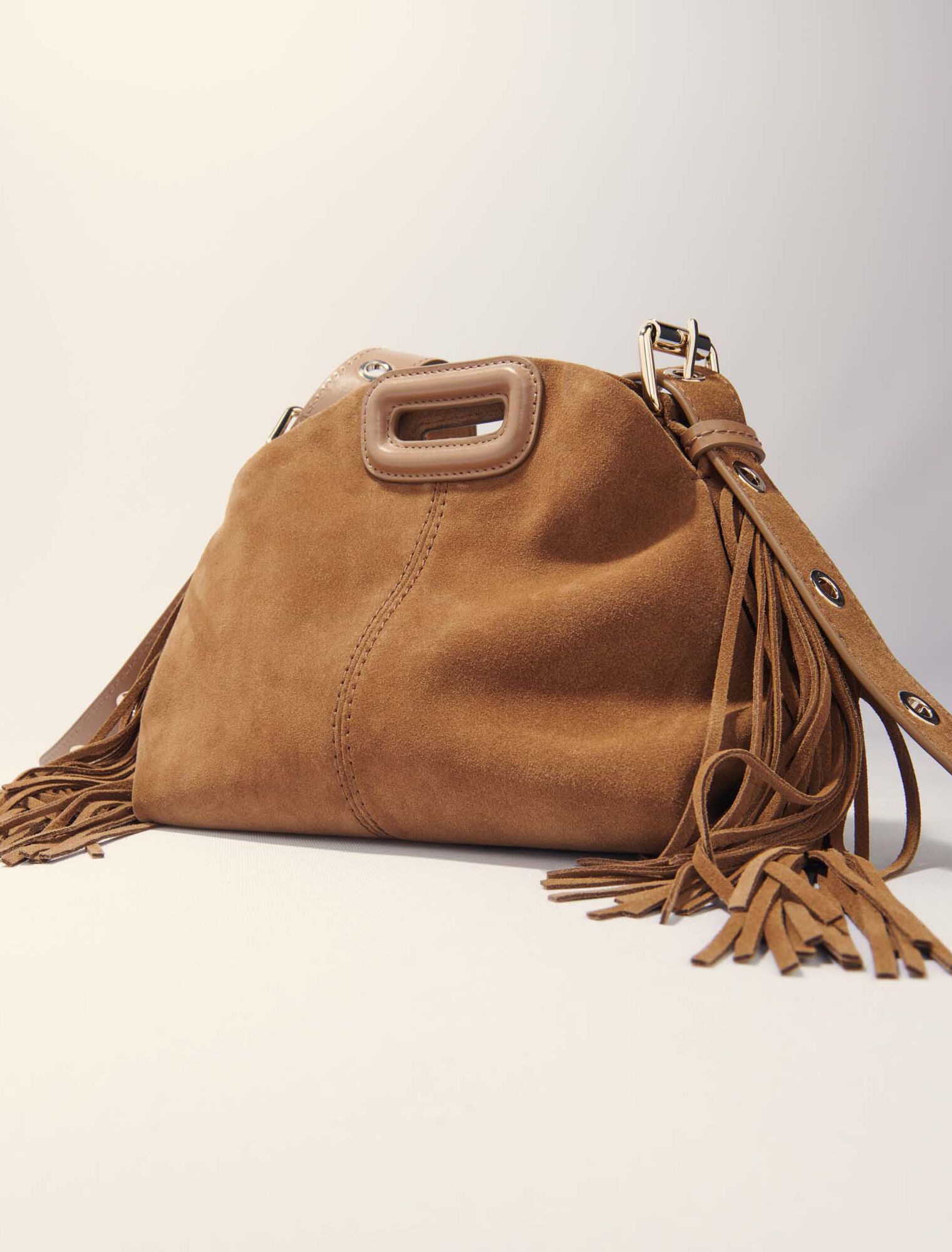Miss M mini suede bag