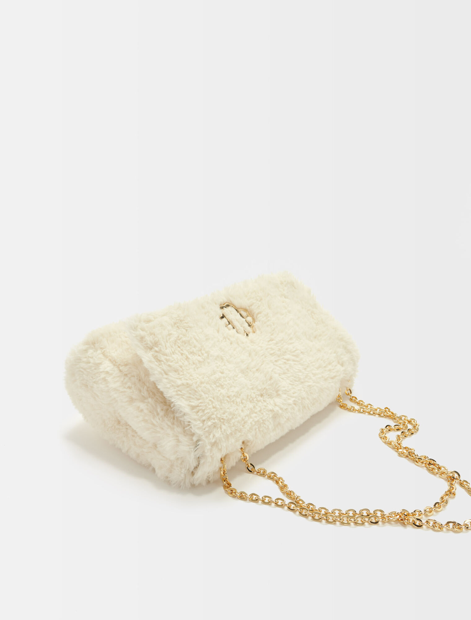 Sac Clover Maje en fausse fourrure