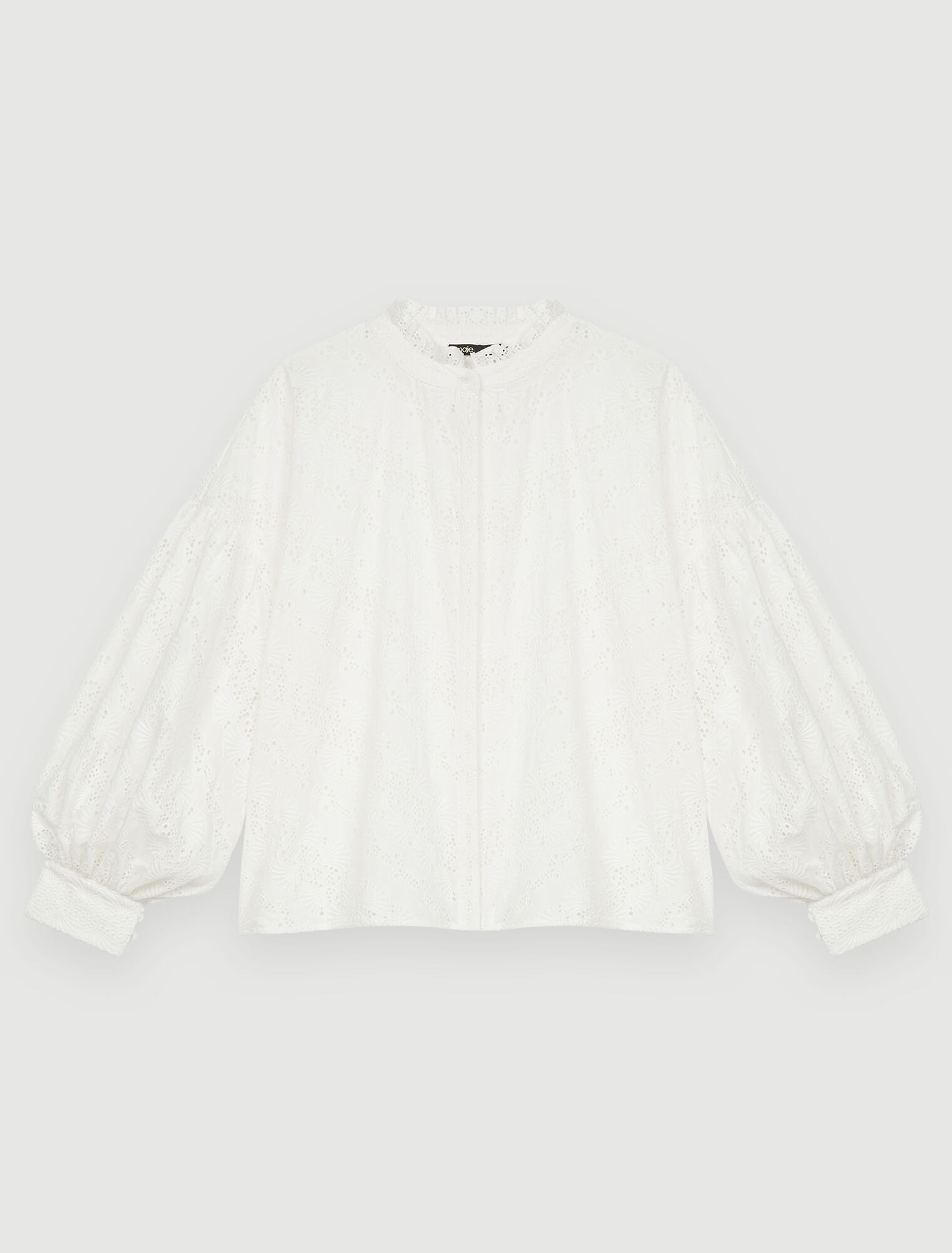Embroidered cotton shirt