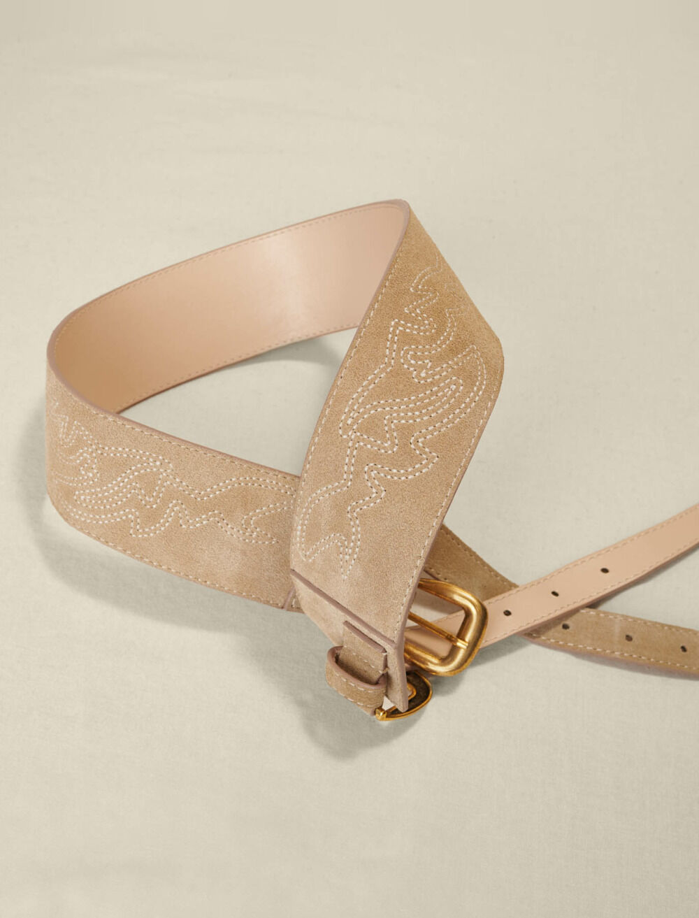 W double belt KUDU OVY ベルトkaja スウェード 2026年最新】KAJA belt