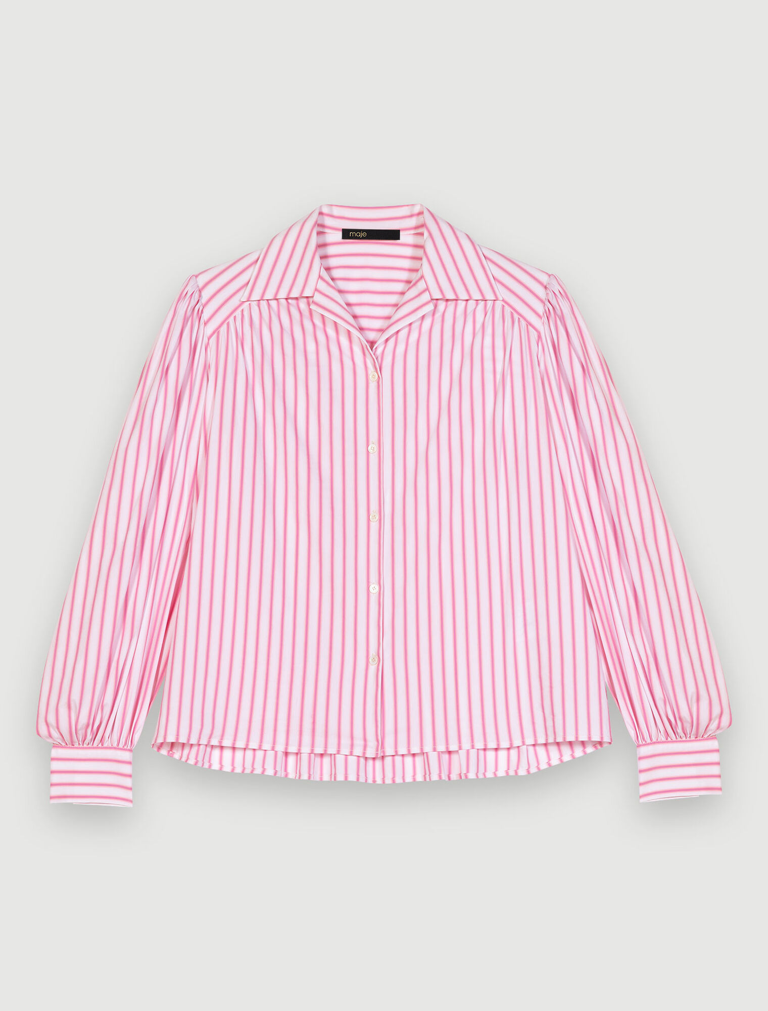 Voluminous striped shirt
