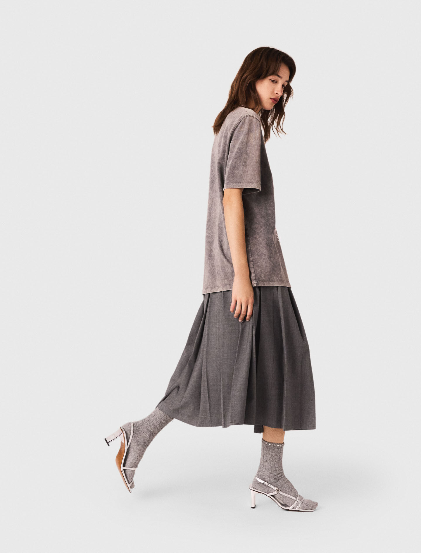 Maje x Céline Dion T-shirt Black / Gray For Women | Maje
