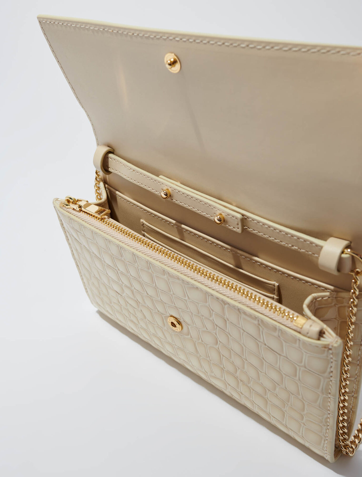 Leather chain wallet